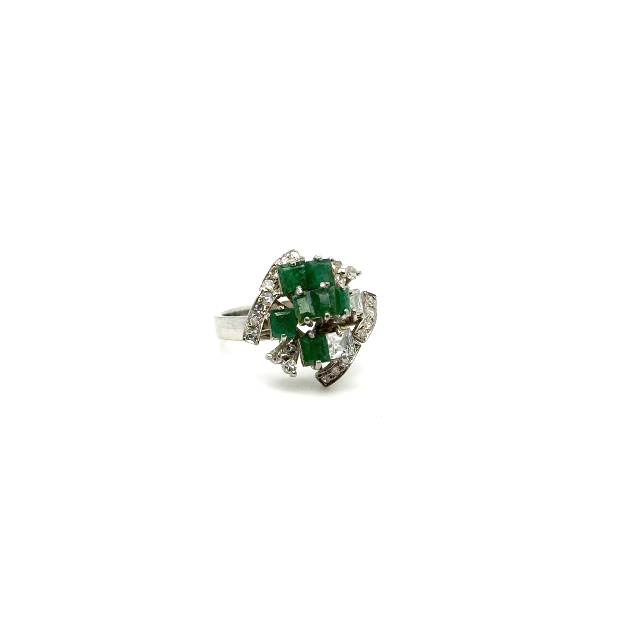 Bague Émeraude et Diamants