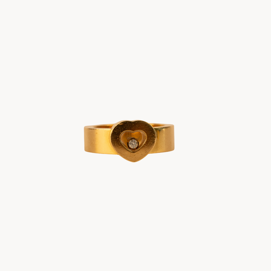 Bague Chopard Happy Love Or Jaune & Diamants