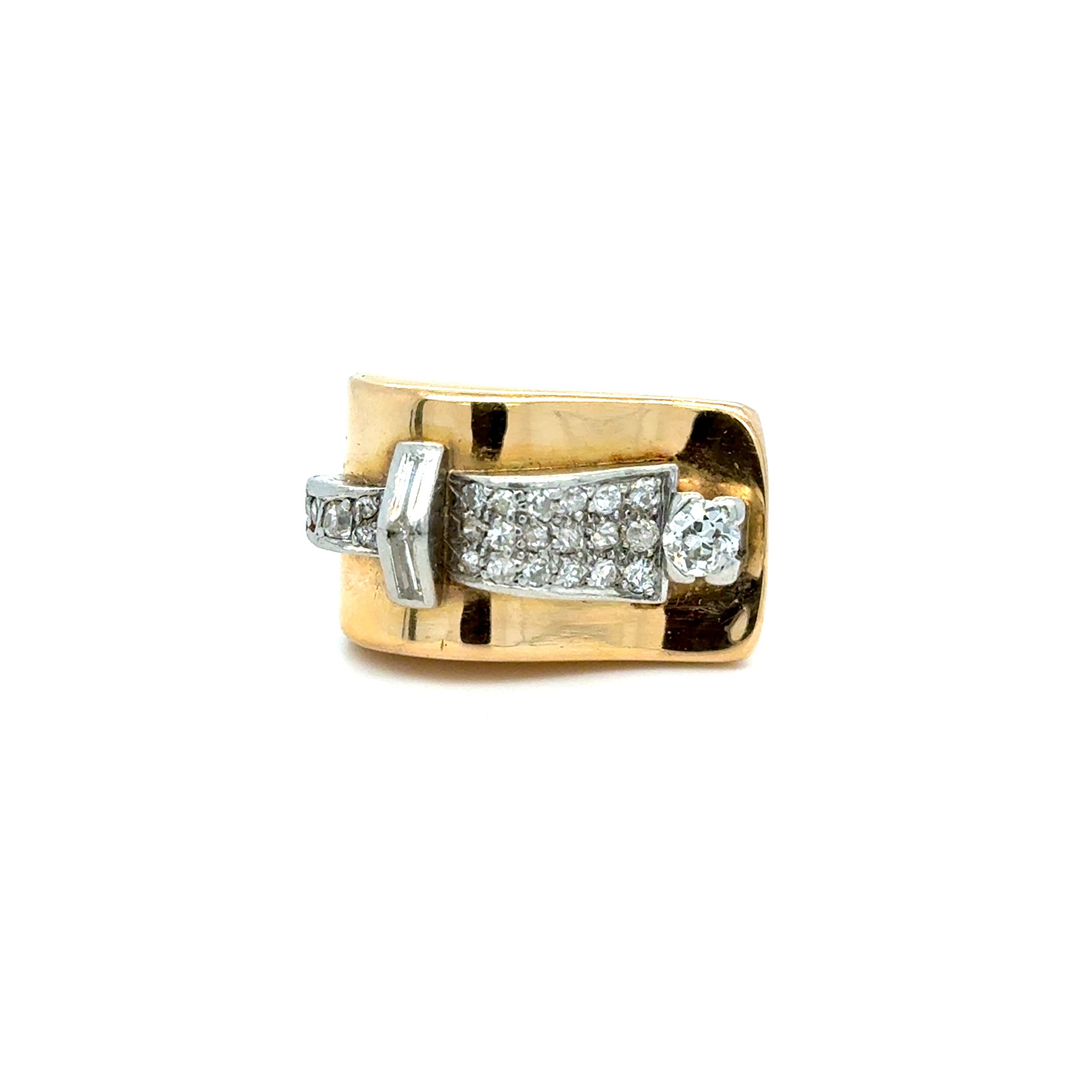 Bague TANK sertie de diamants