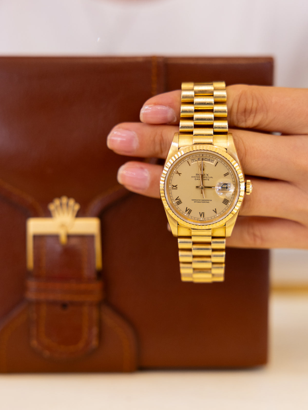 "Montre des Présidents" Rolex Oyster Perpetual Day Date