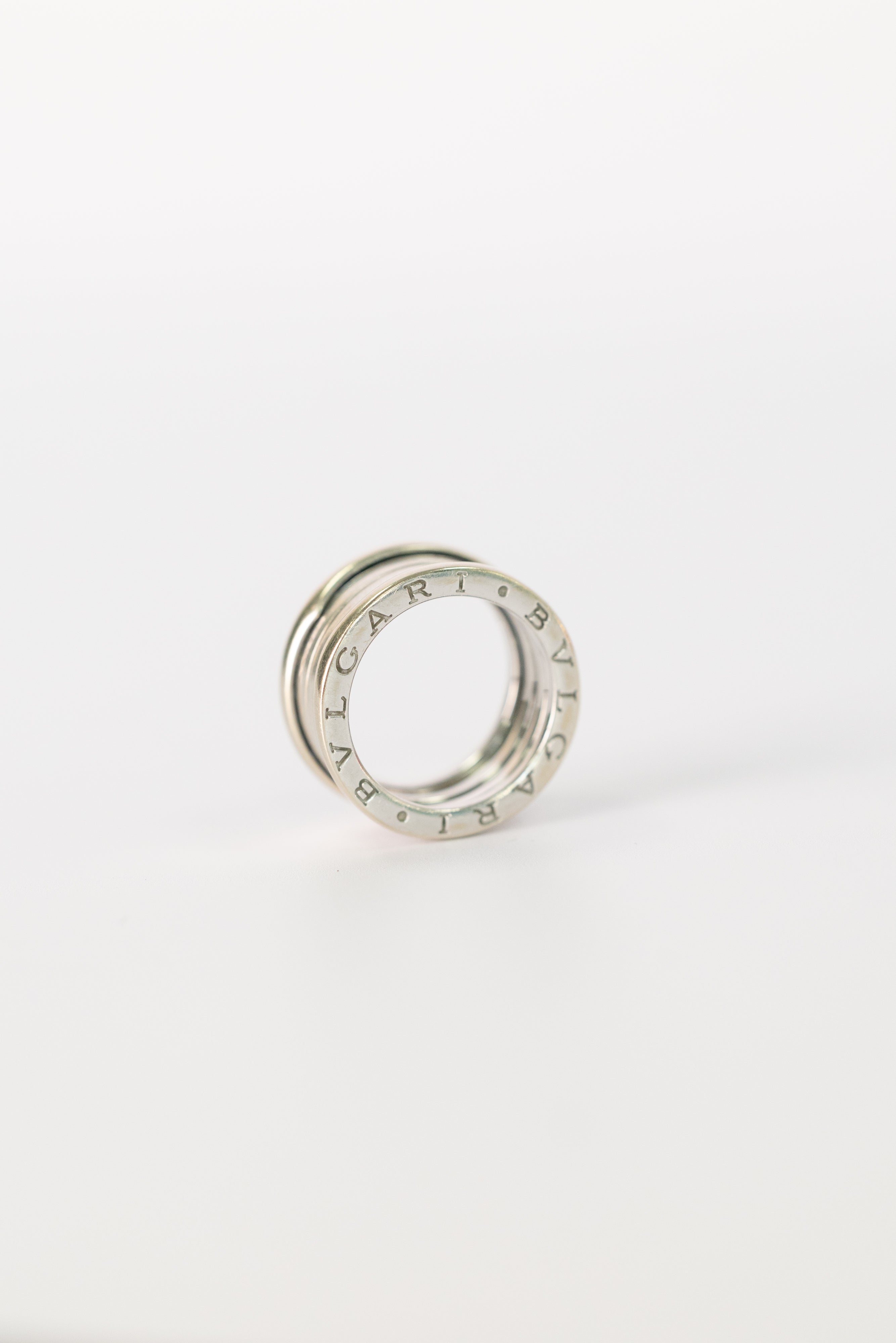 Bague Vintage Bvlgari En Or Blanc