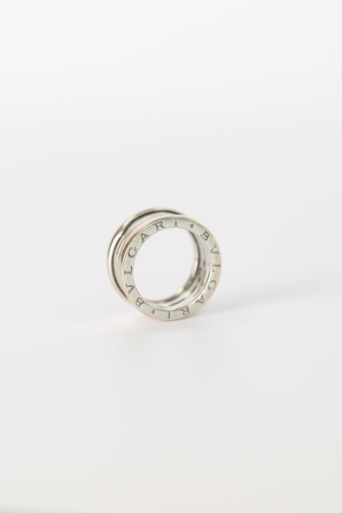 Bague Vintage Bvlgari En Or Blanc
