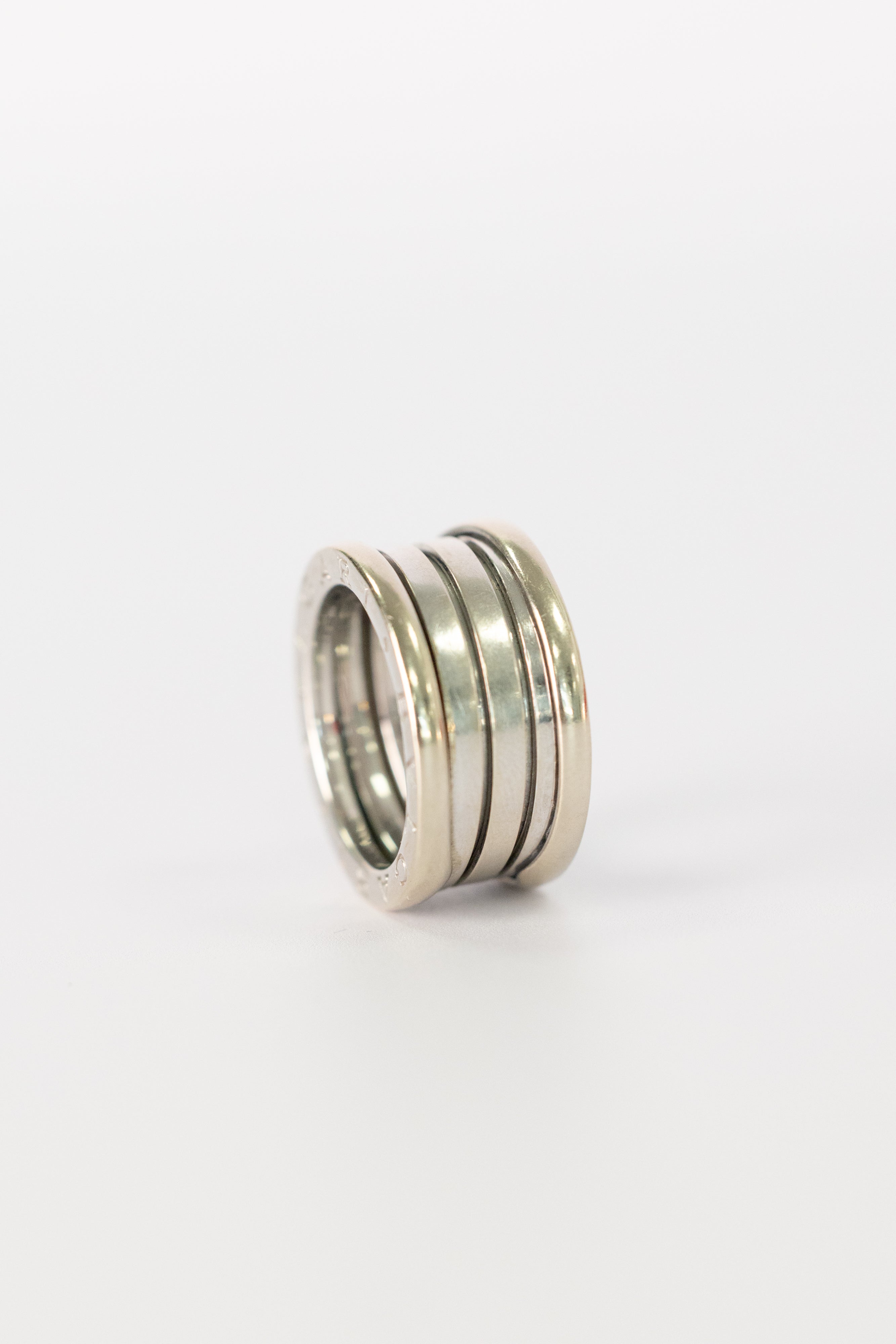 Bague Vintage Bvlgari En Or Blanc
