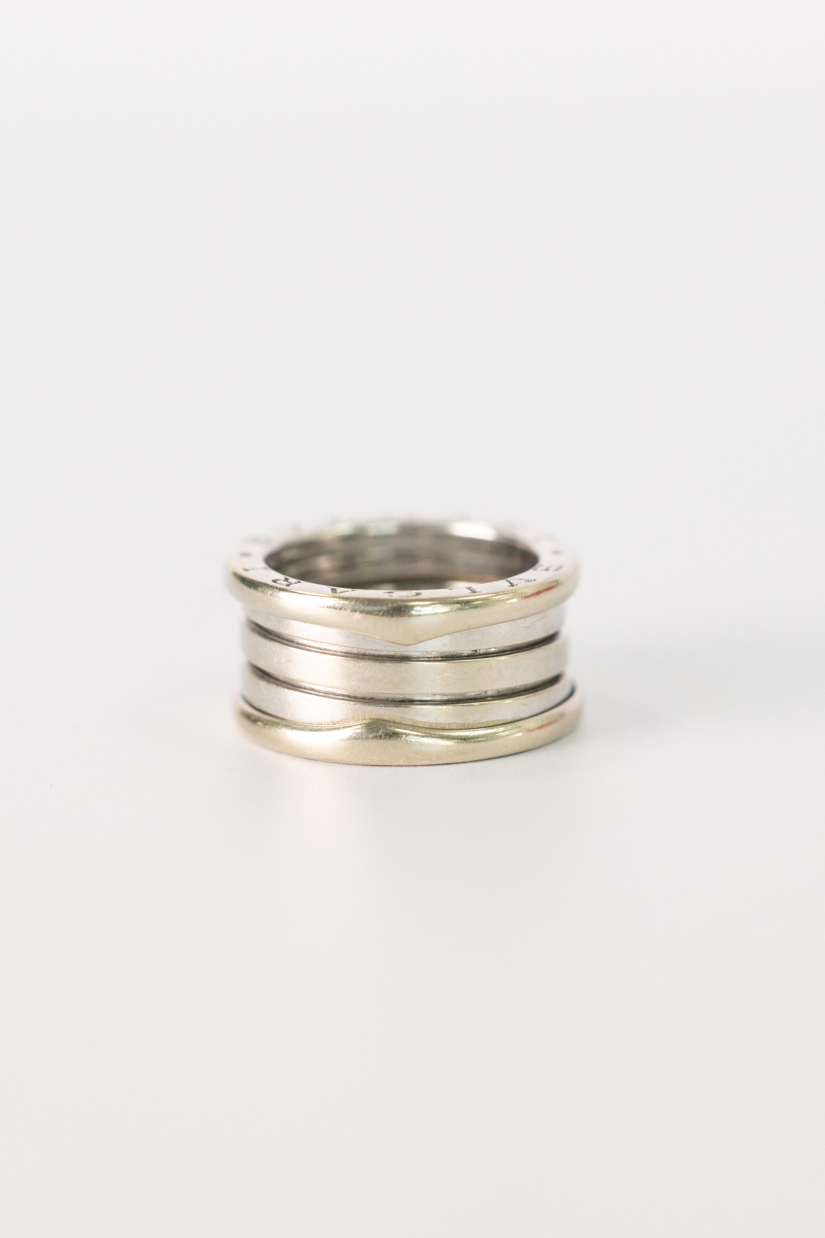Bague Vintage Bvlgari En Or Blanc