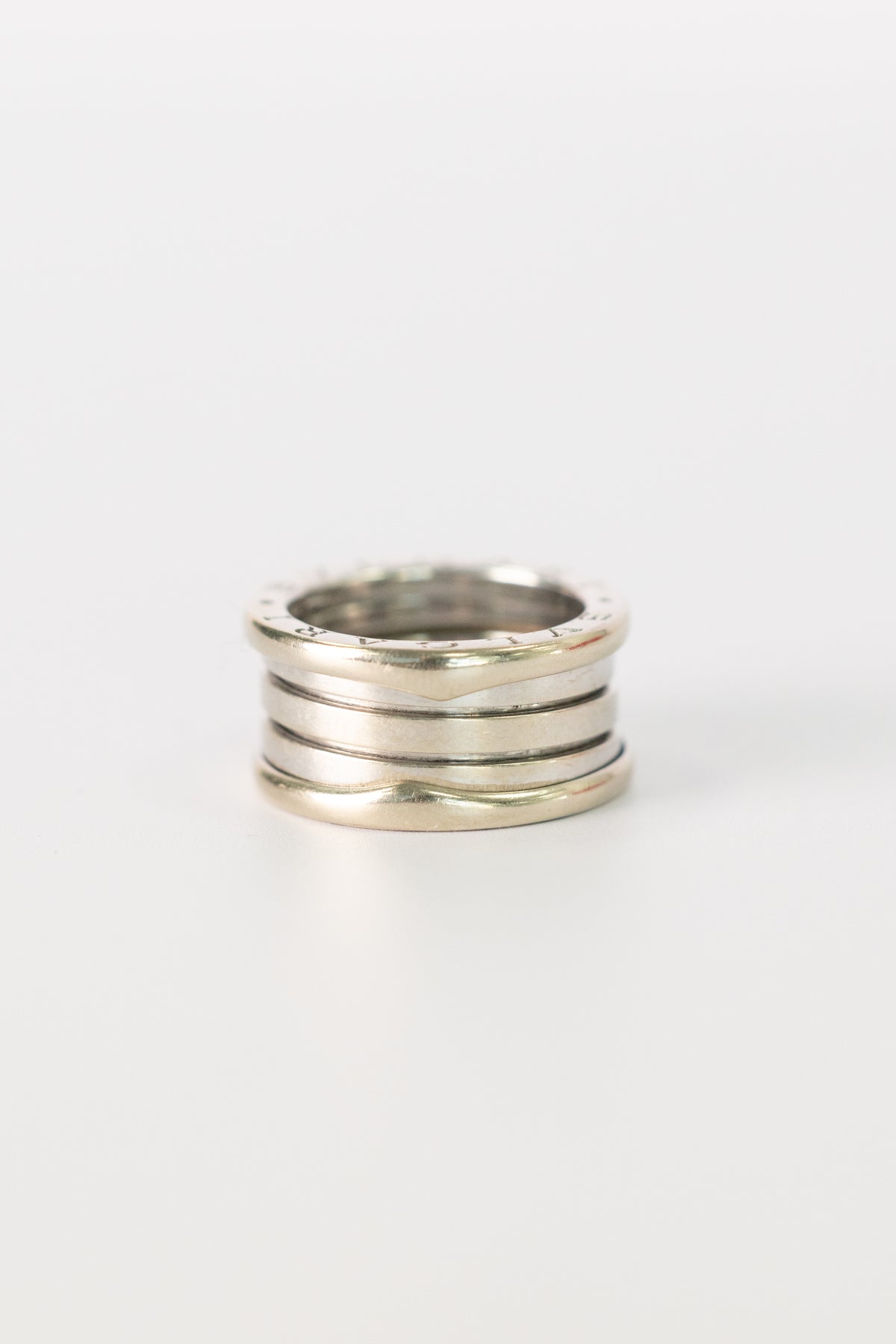 Bague Vintage Bvlgari En Or Blanc