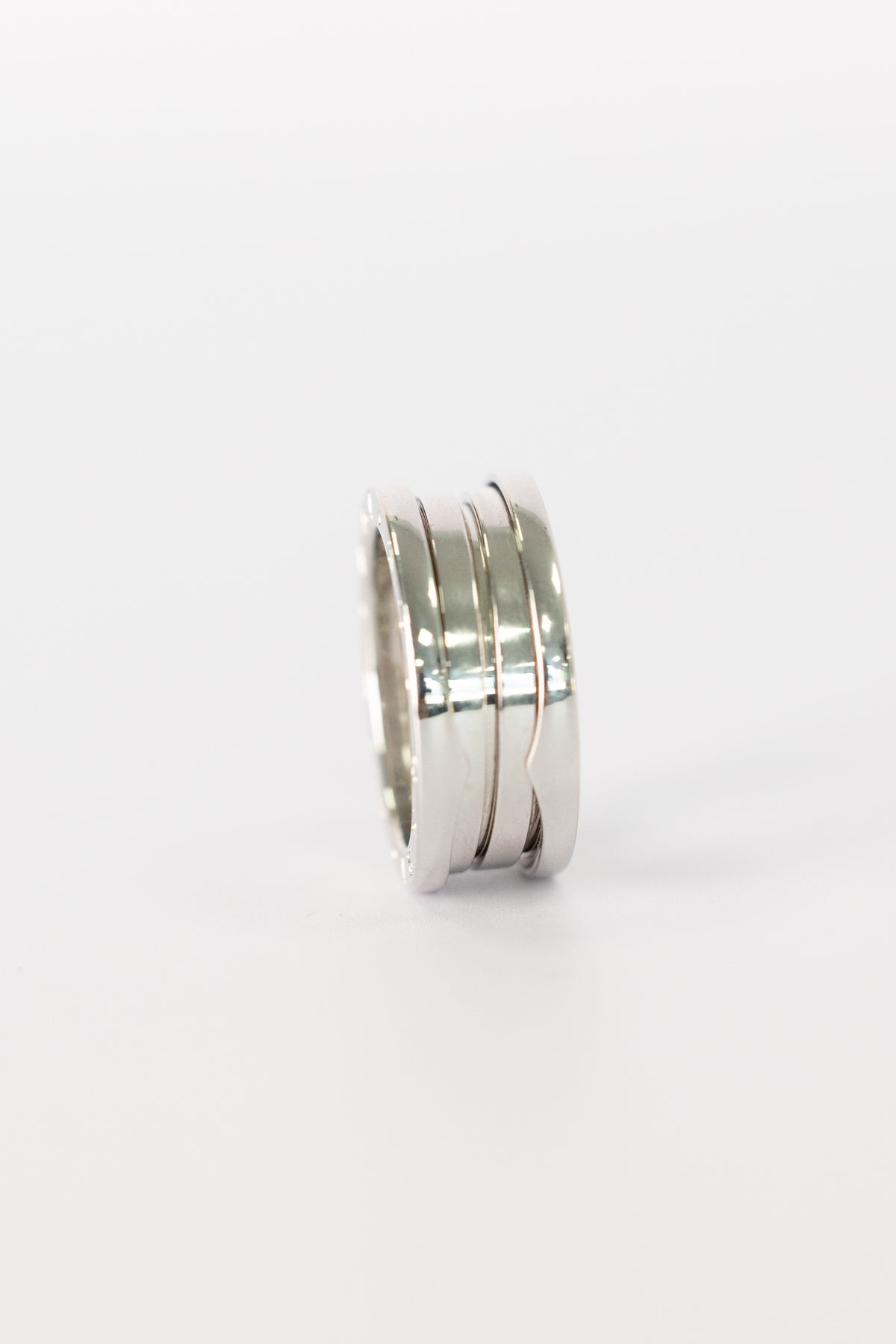 Bague Vintage Bvlgari En Or Blanc