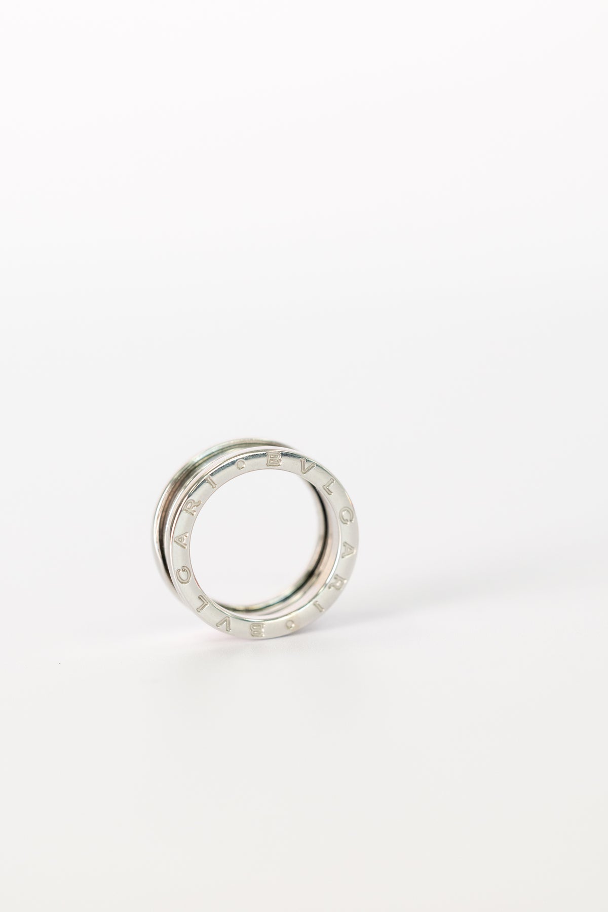 Bague Vintage Bvlgari En Or Blanc