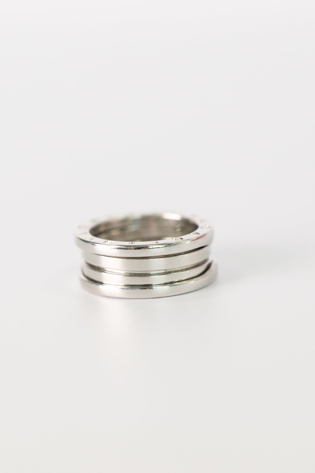 Bague Vintage Bvlgari En Or Blanc