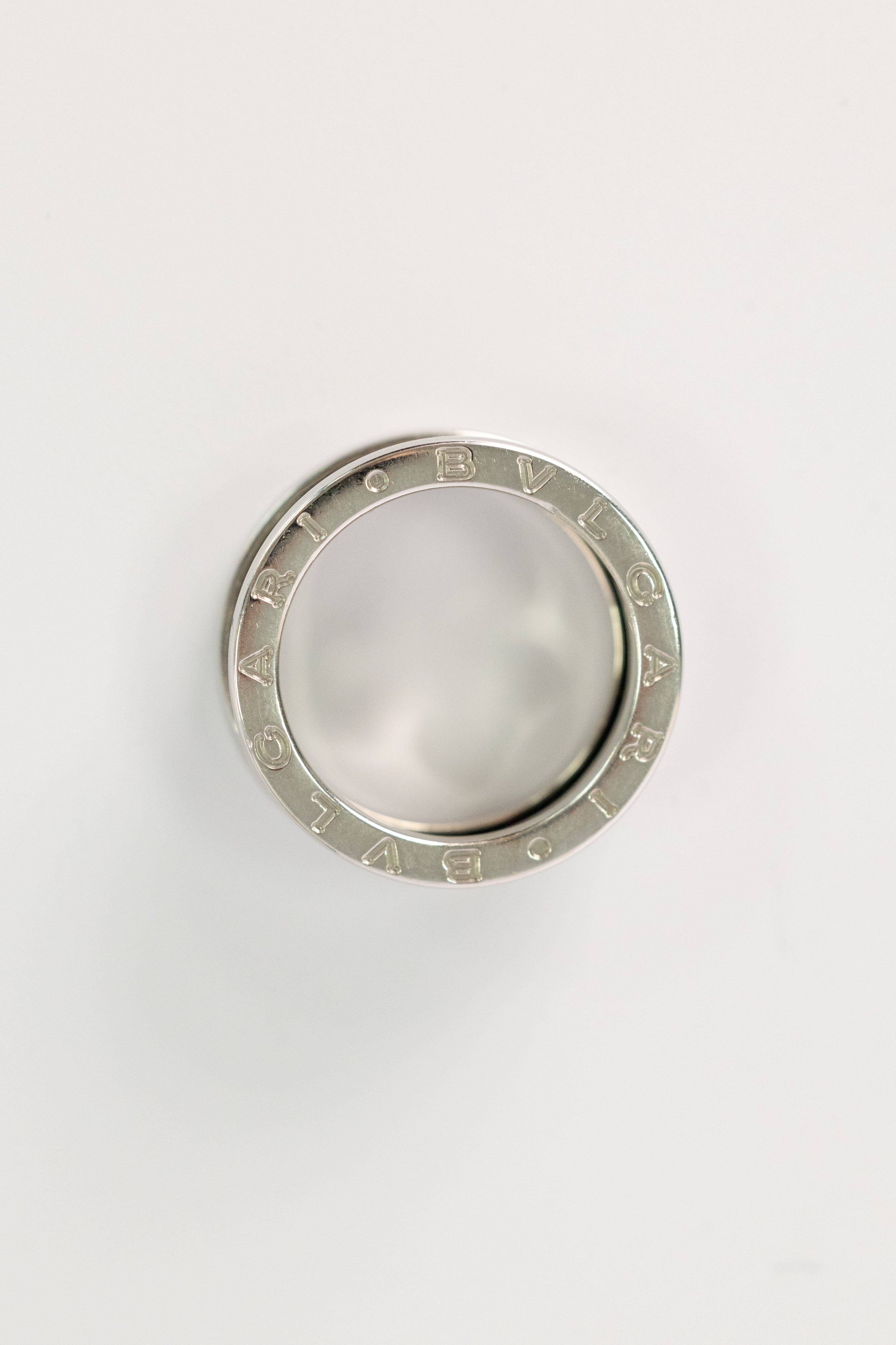 Bague Vintage Bvlgari En Or Blanc