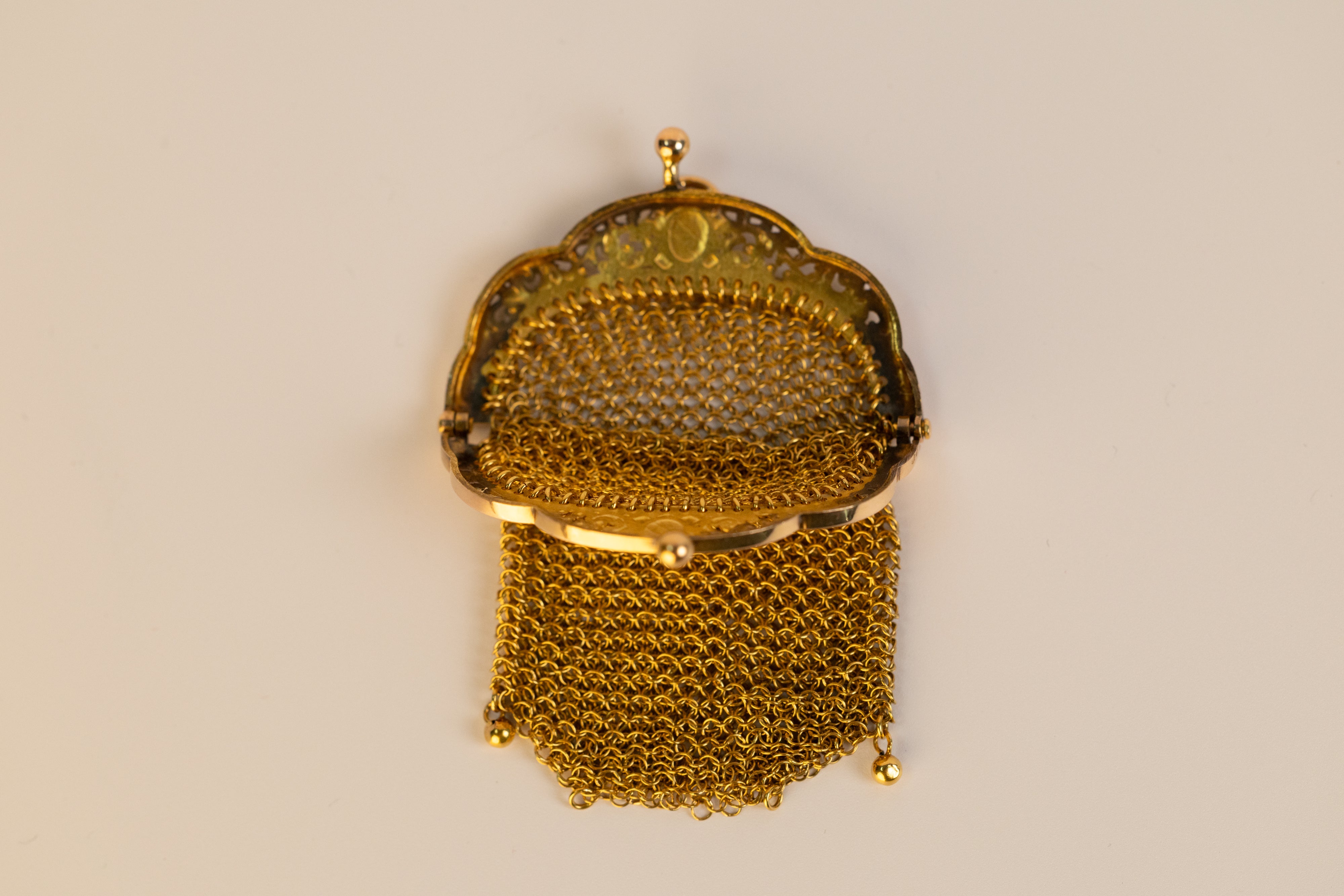 Pochette Ancienne en Or Jaune