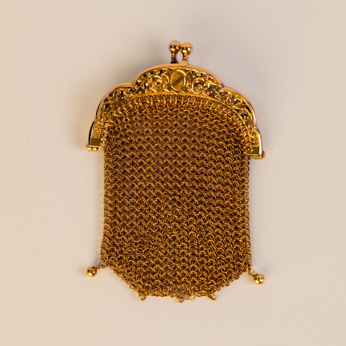 Pochette Ancienne en Or Jaune