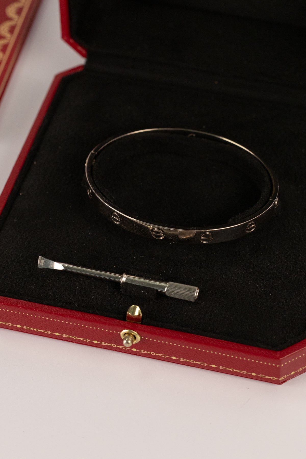 Bracelet Cartier Love En Or Blanc