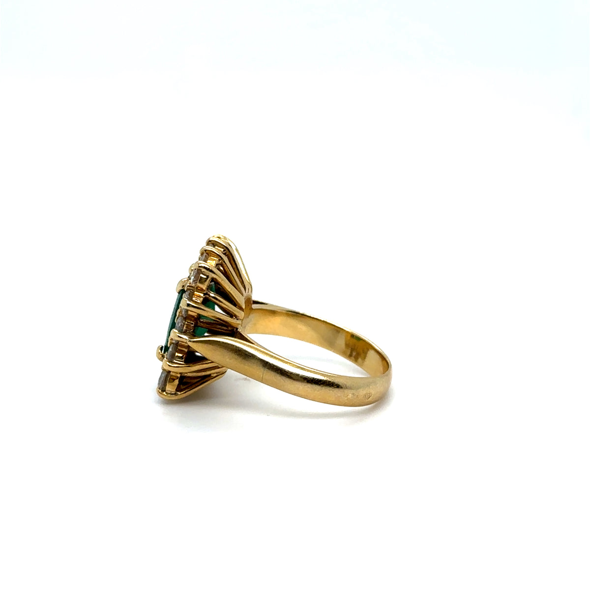 Bague Émeraude Et Diamants