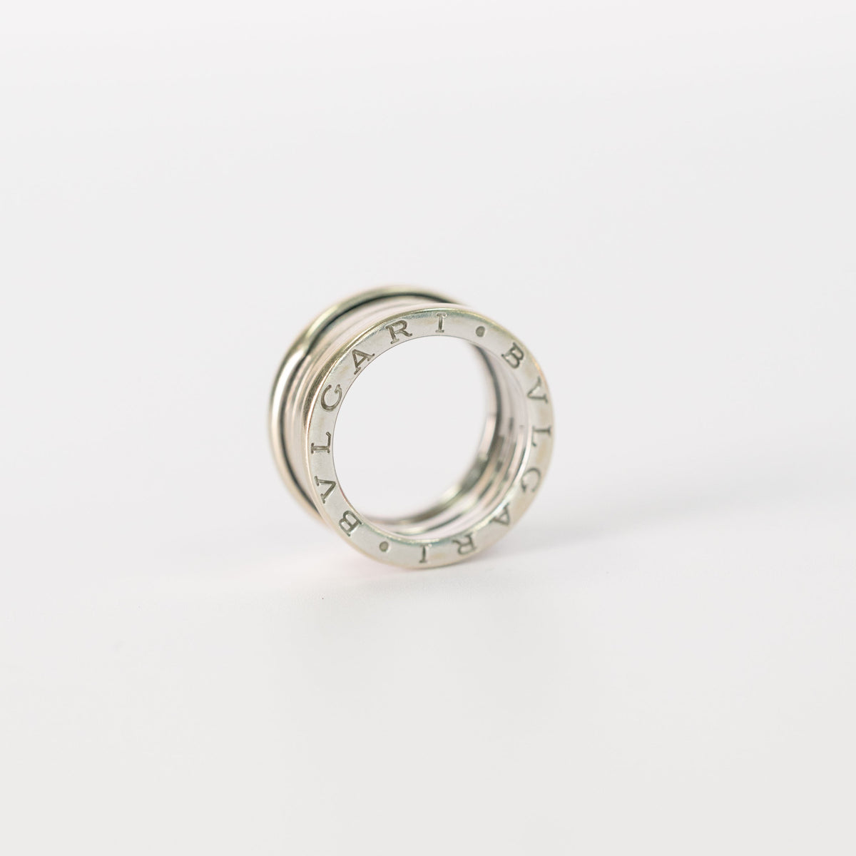 Bague Bvlgari B.zero1 en or blanc 18 carats, taille 55