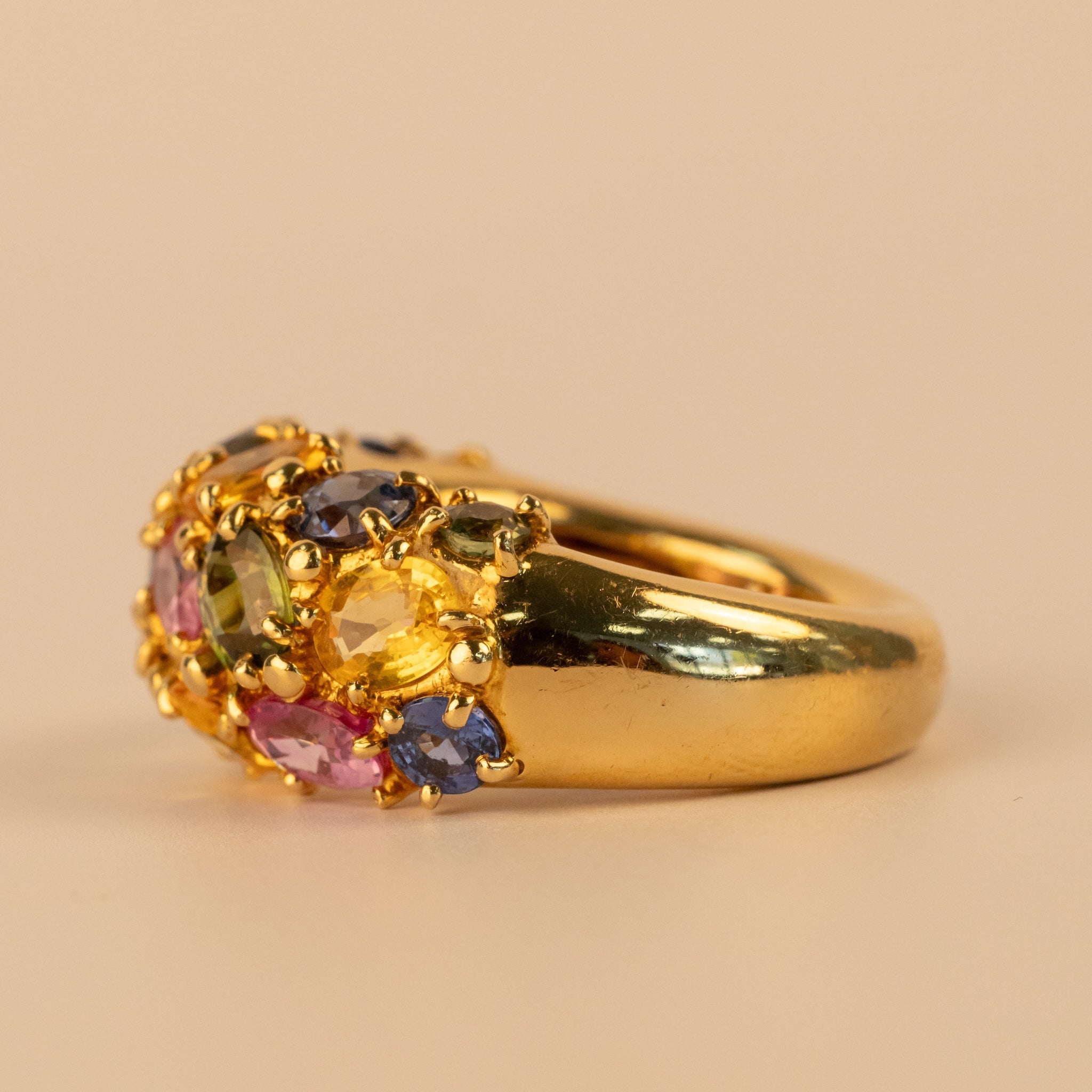 Bague Chaumet Tutti Frutti - saphirs multicolore