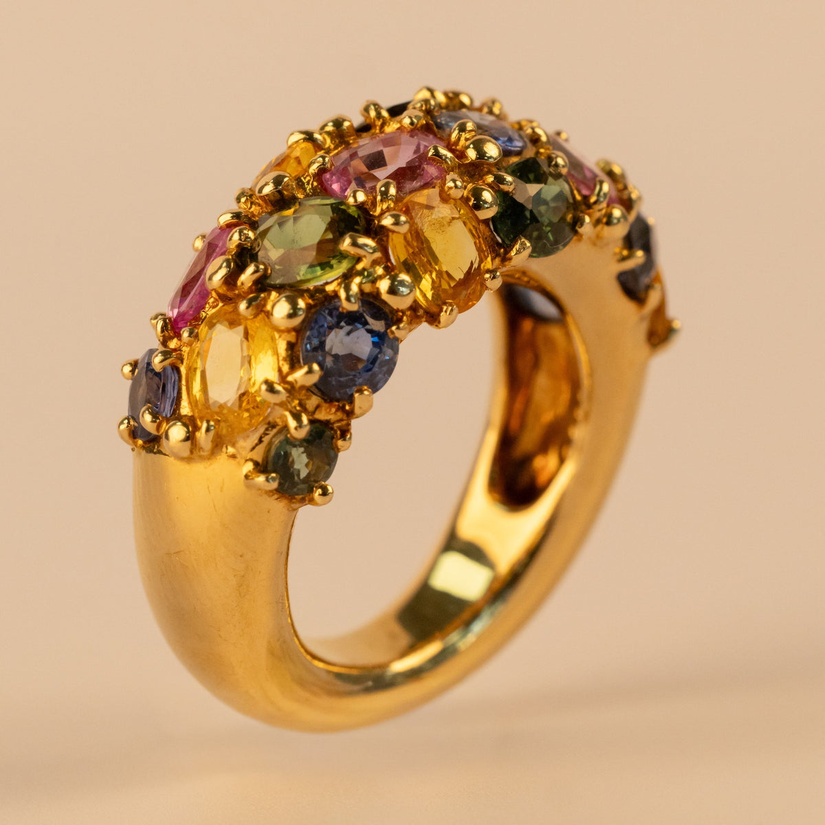 Bague Chaumet Tutti Frutti - saphirs multicolore