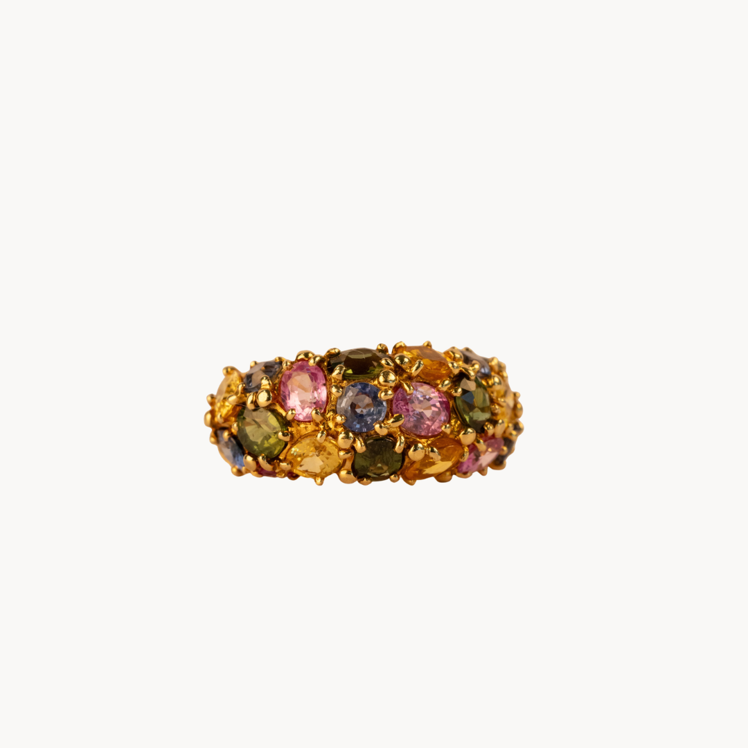 Bague Chaumet Tutti Frutti - saphirs multicolore