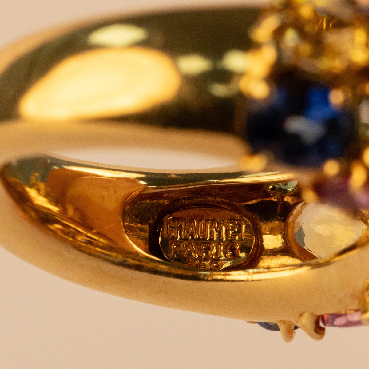 Bague Chaumet Tutti Frutti - saphirs multicolore