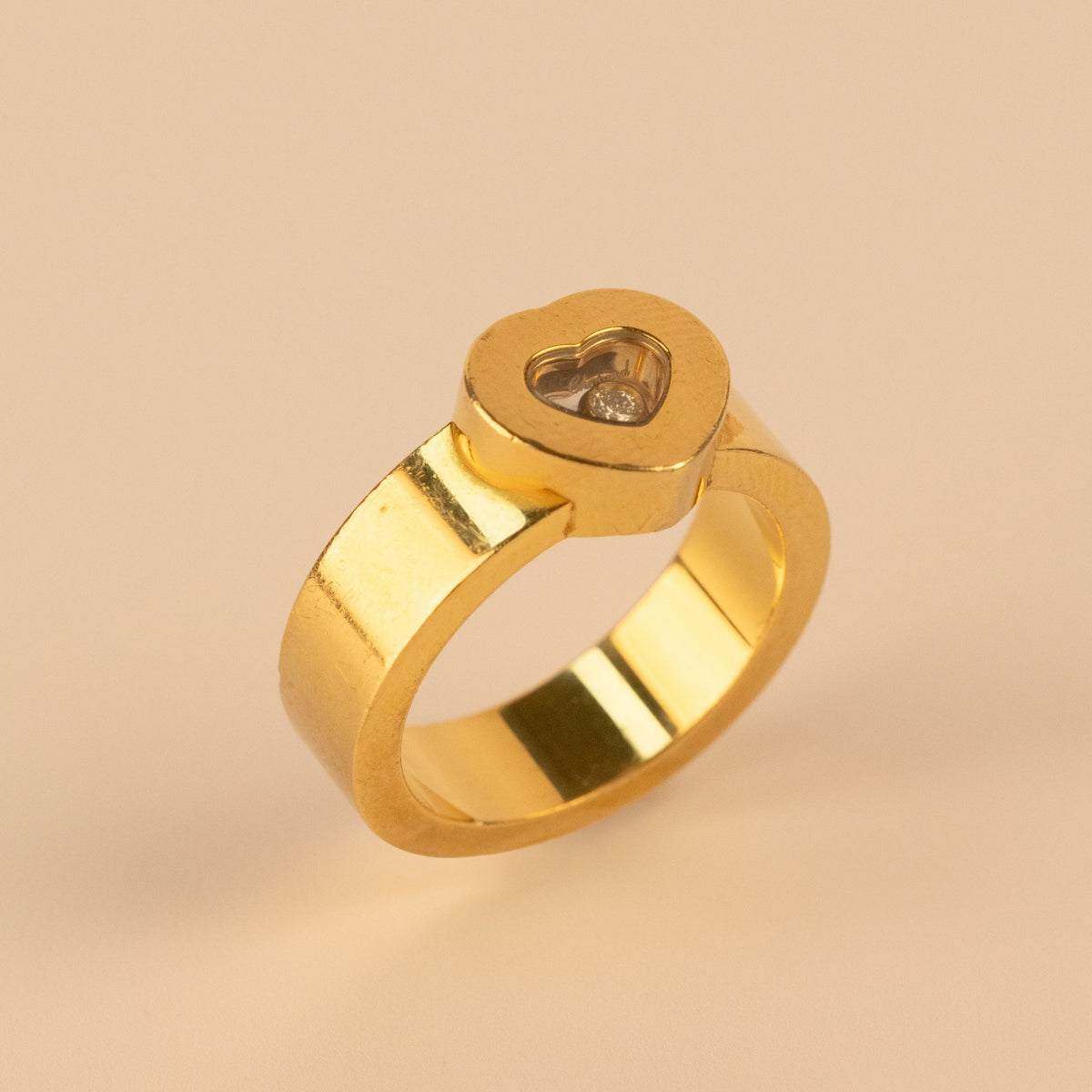 Bague Chopard Happy Love Or Jaune & Diamants