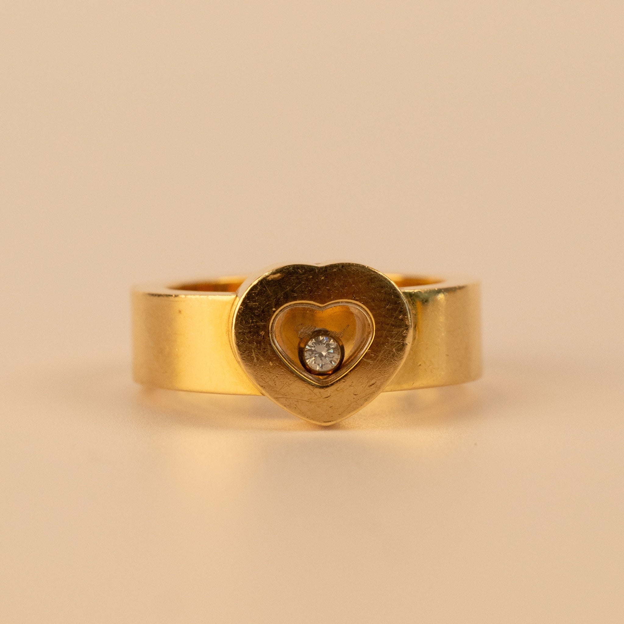 Bague Chopard Happy Love Or Jaune & Diamants