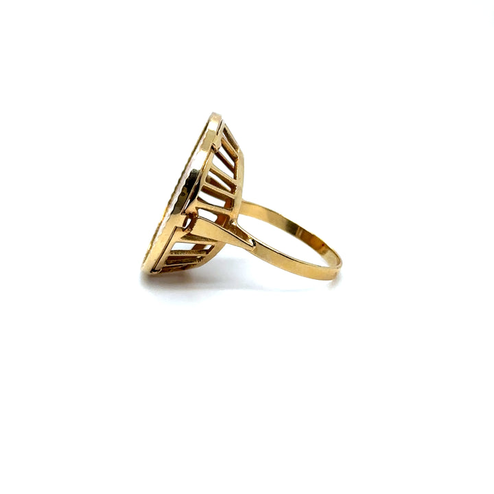 Bague or jaune sertie d'une pièce or Louis d'or Occasion Seconde Main