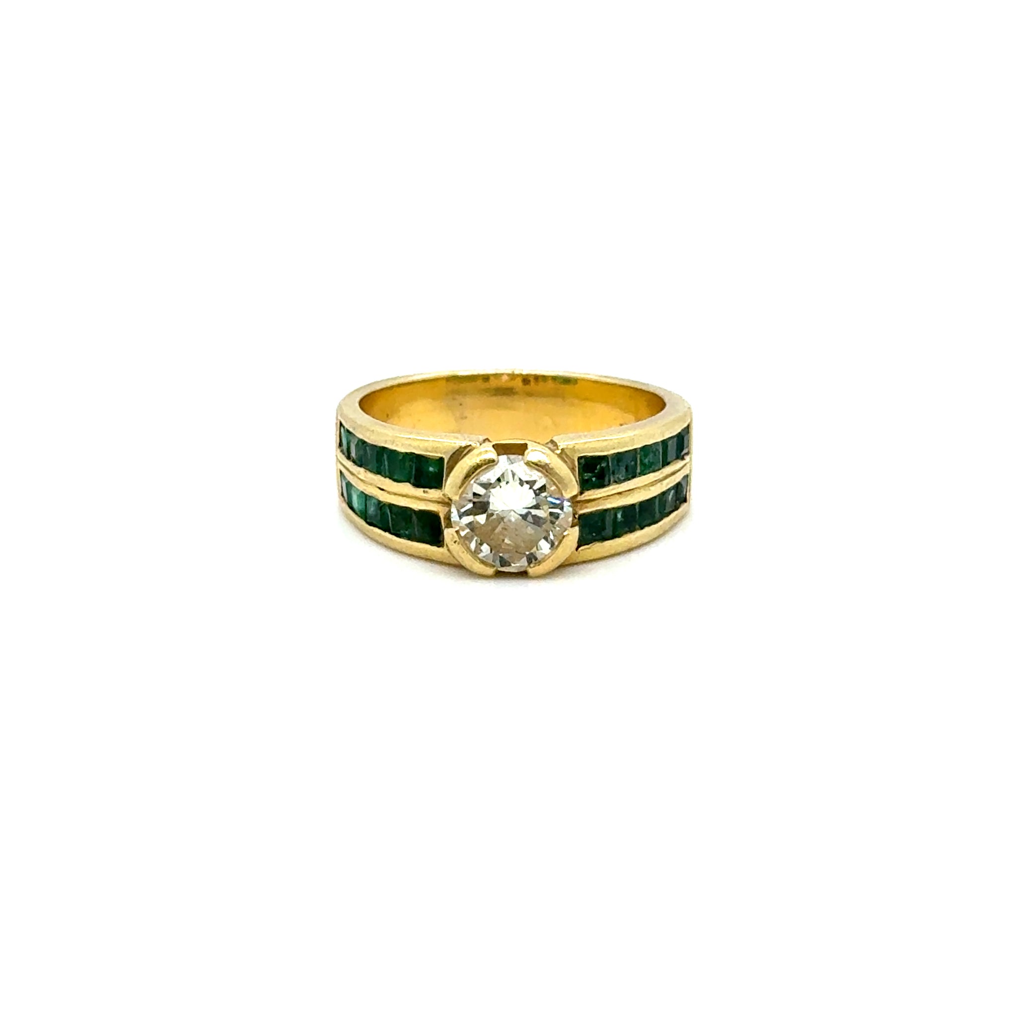 Bague Retro Solitaire Vintage occasion seconde main