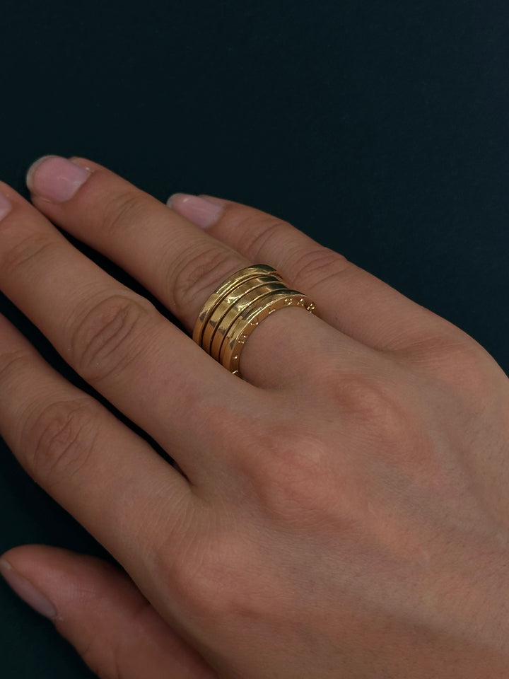 Bague signée BVLGARI B.Zero 01 en or jaune occasion seconde main