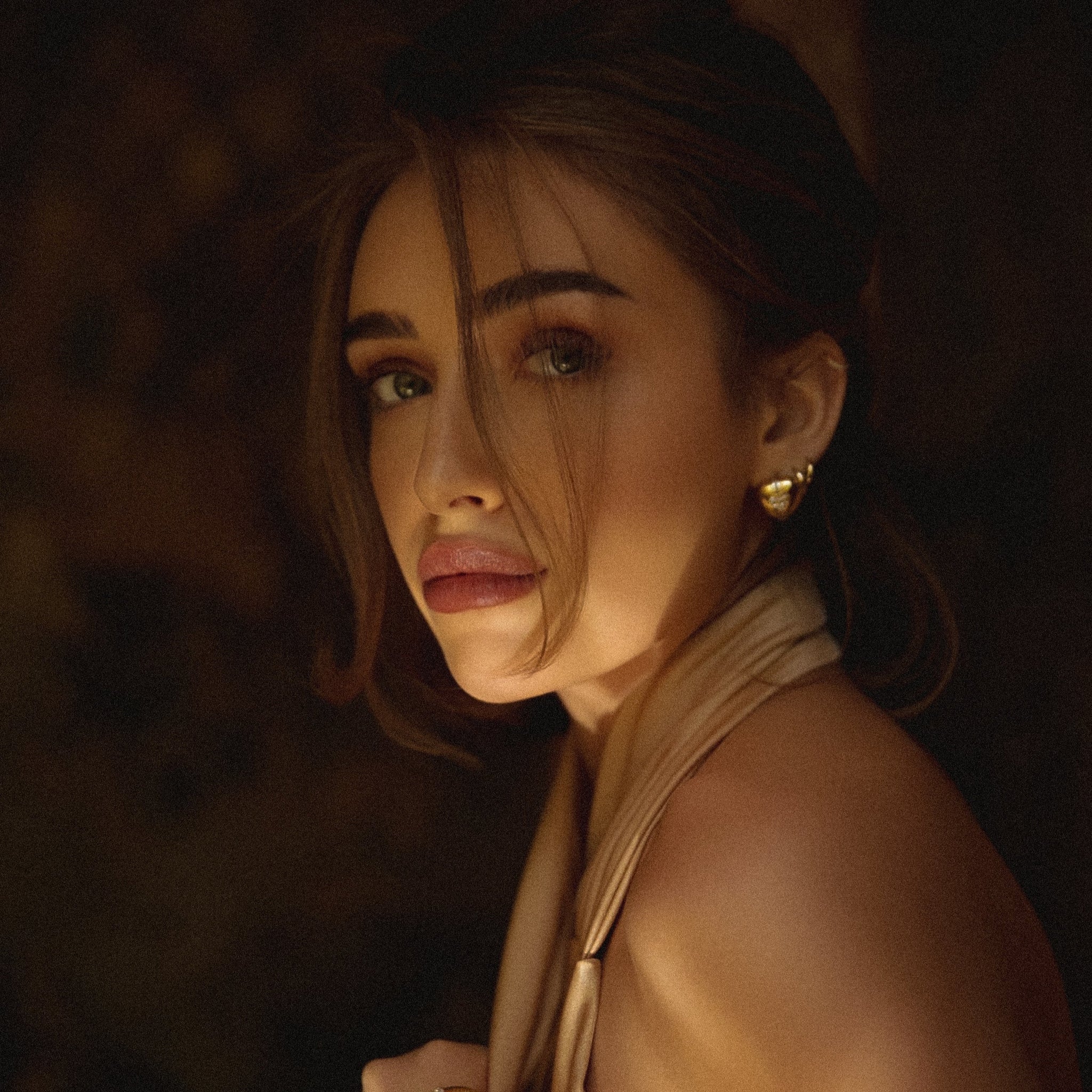 Boucles d'oreilles cœur or jaune 18K Occasion Seconde Main Luxe Femme