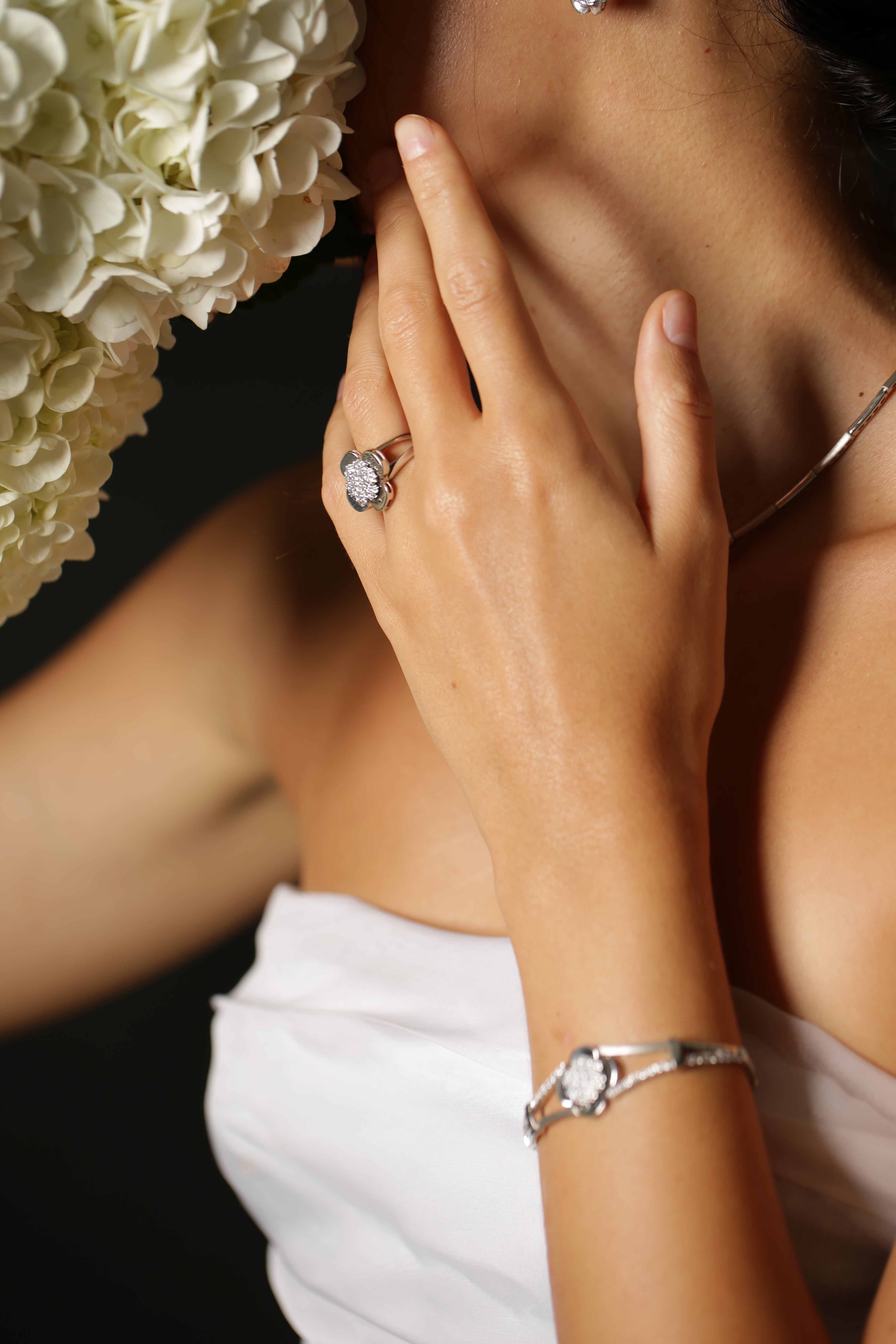 bracelet spécial occasion or blanc 18K