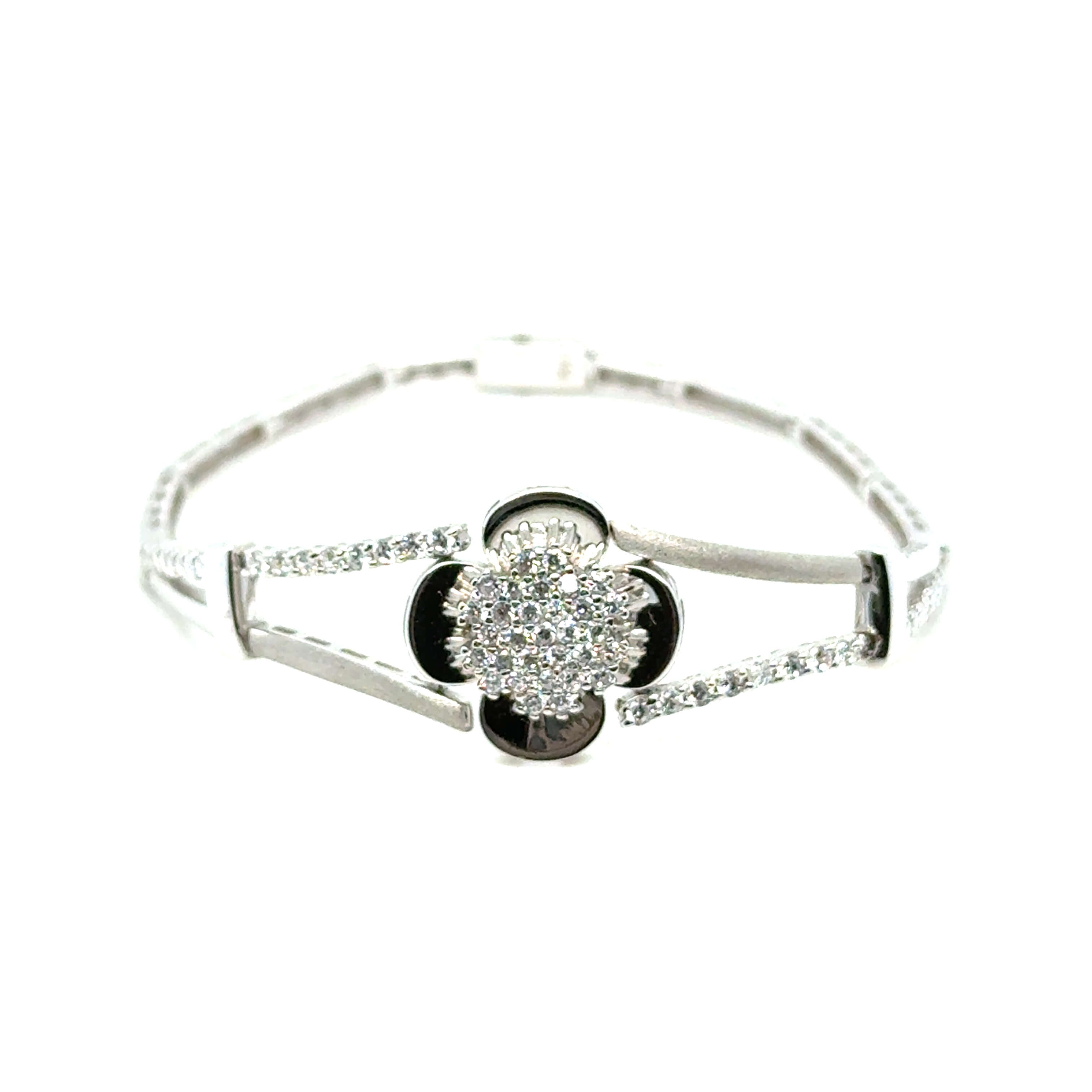 bracelet or blanc 18K 