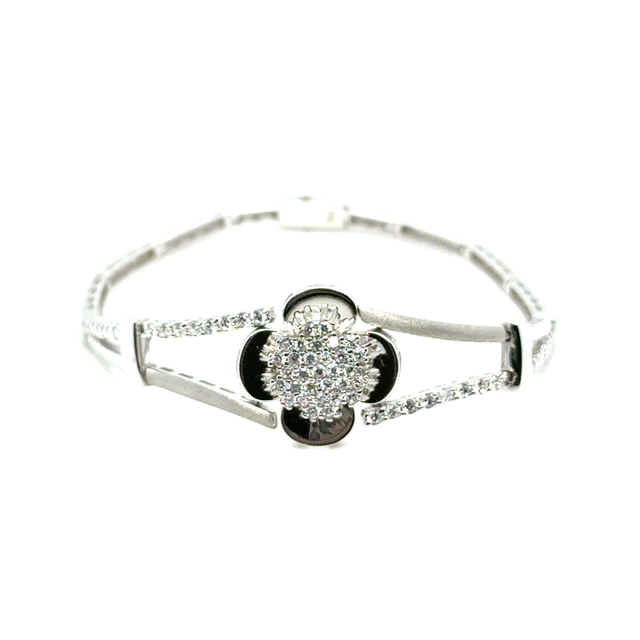 bracelet or blanc 18K 