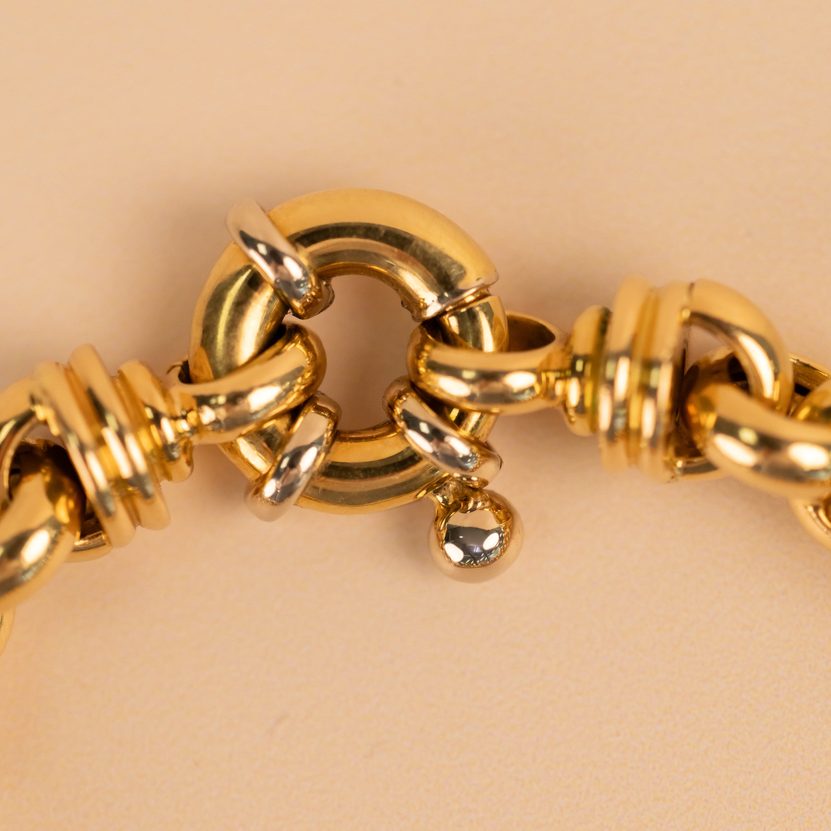 Bracelet Maille Chopard Happy Diamonds Orné de Charms