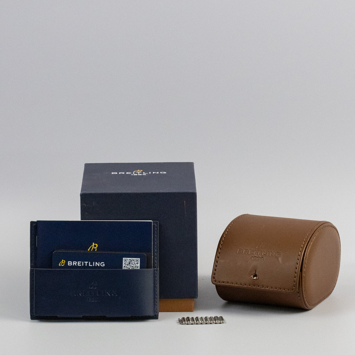 Fond de boîte gravé Breitling Chronomat, référence A77310, chronomètre certifié