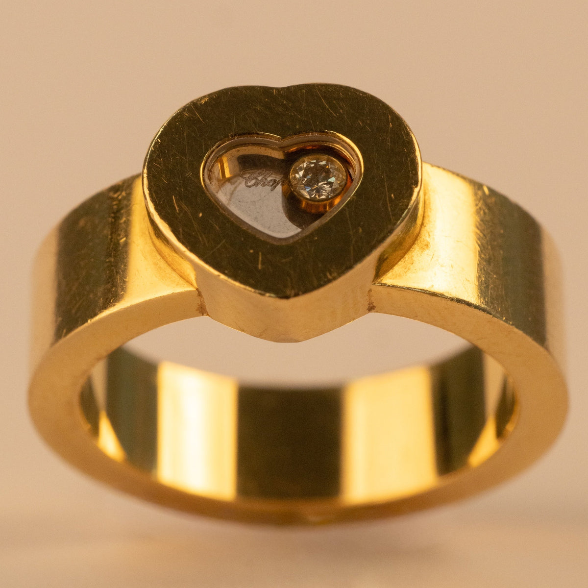 Bague Chopard Happy Love Or Jaune & Diamants