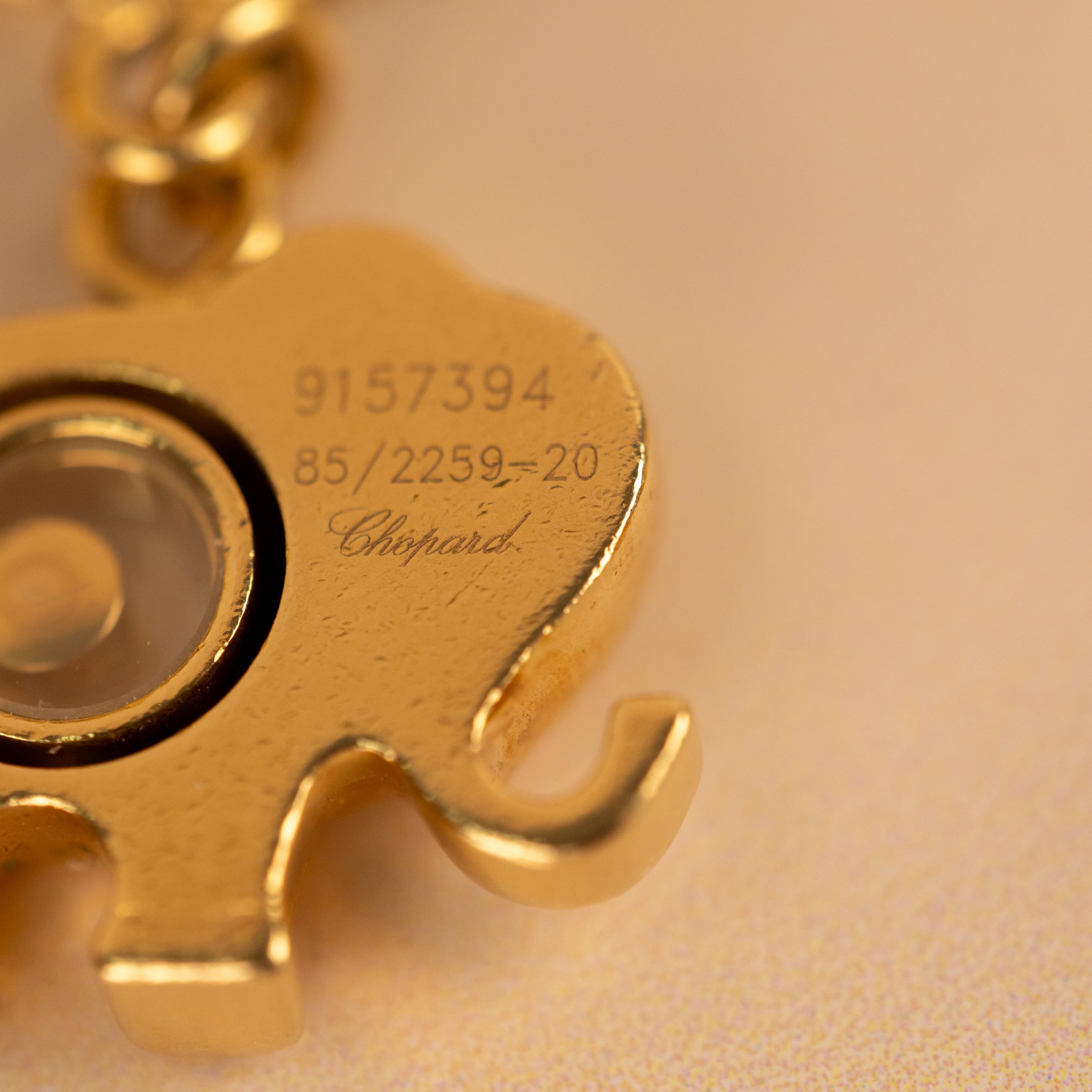 Bracelet Maille Chopard Happy Diamonds Orné de Charms
