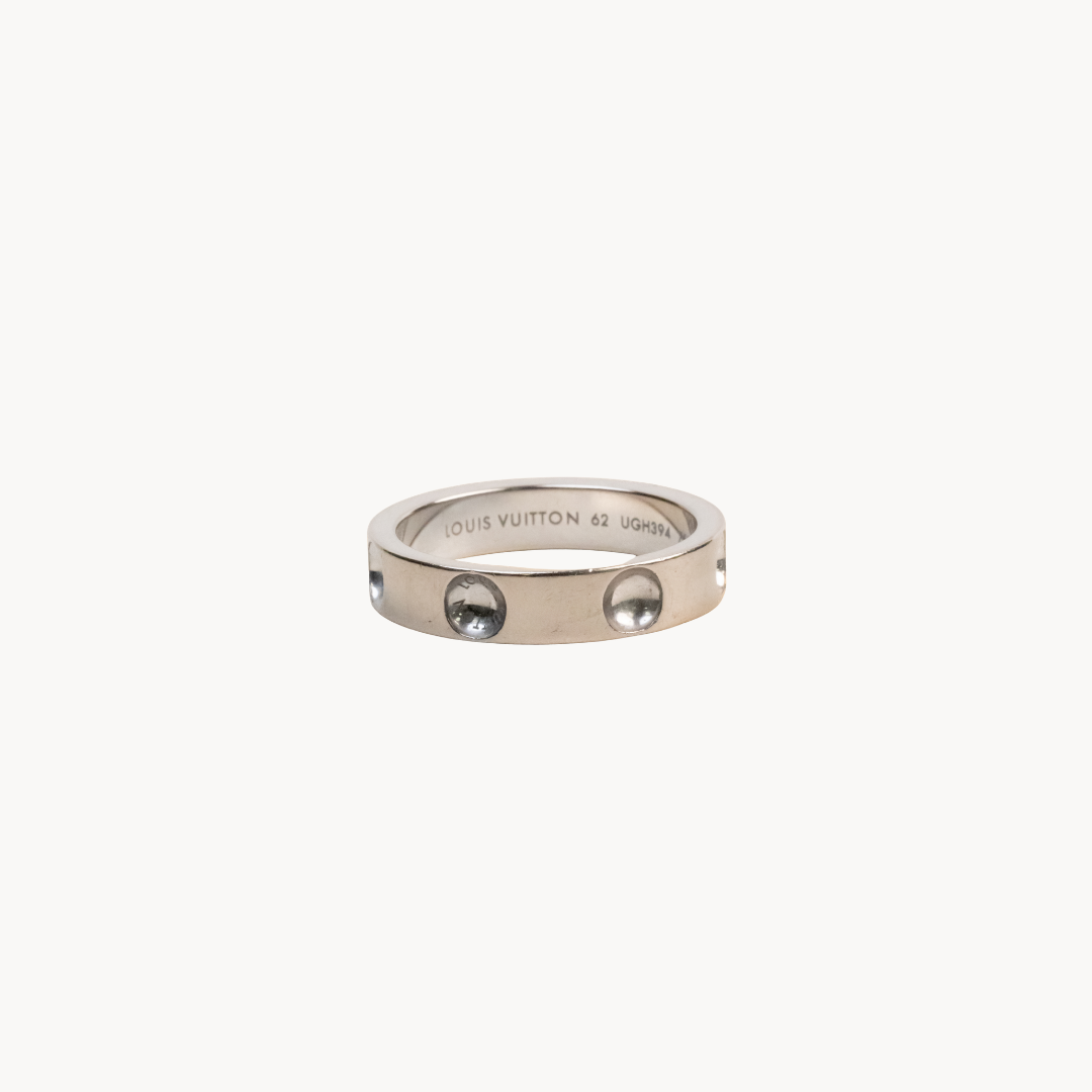 Bague Homme Louis Vuitton Empreinte Or Blanc 18k