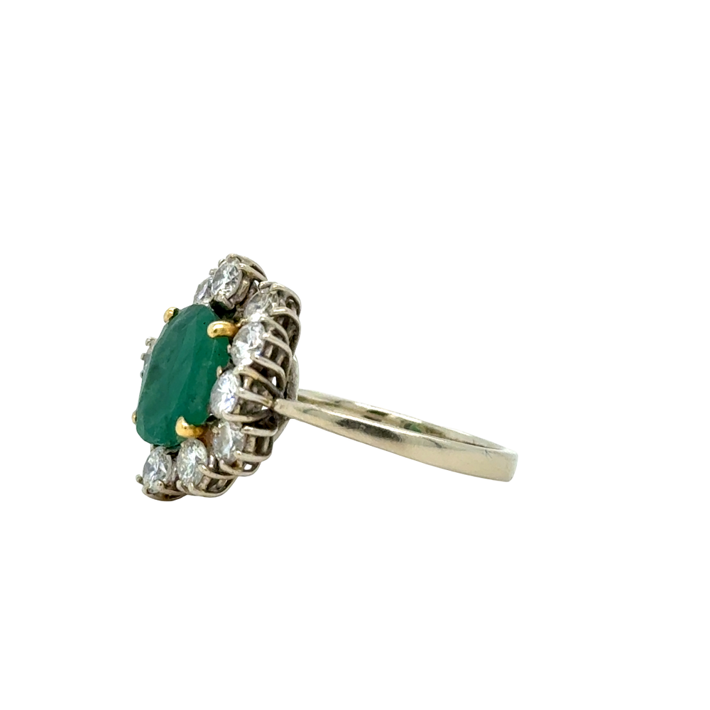 Marquise Marguerite émeraude bague luxe or