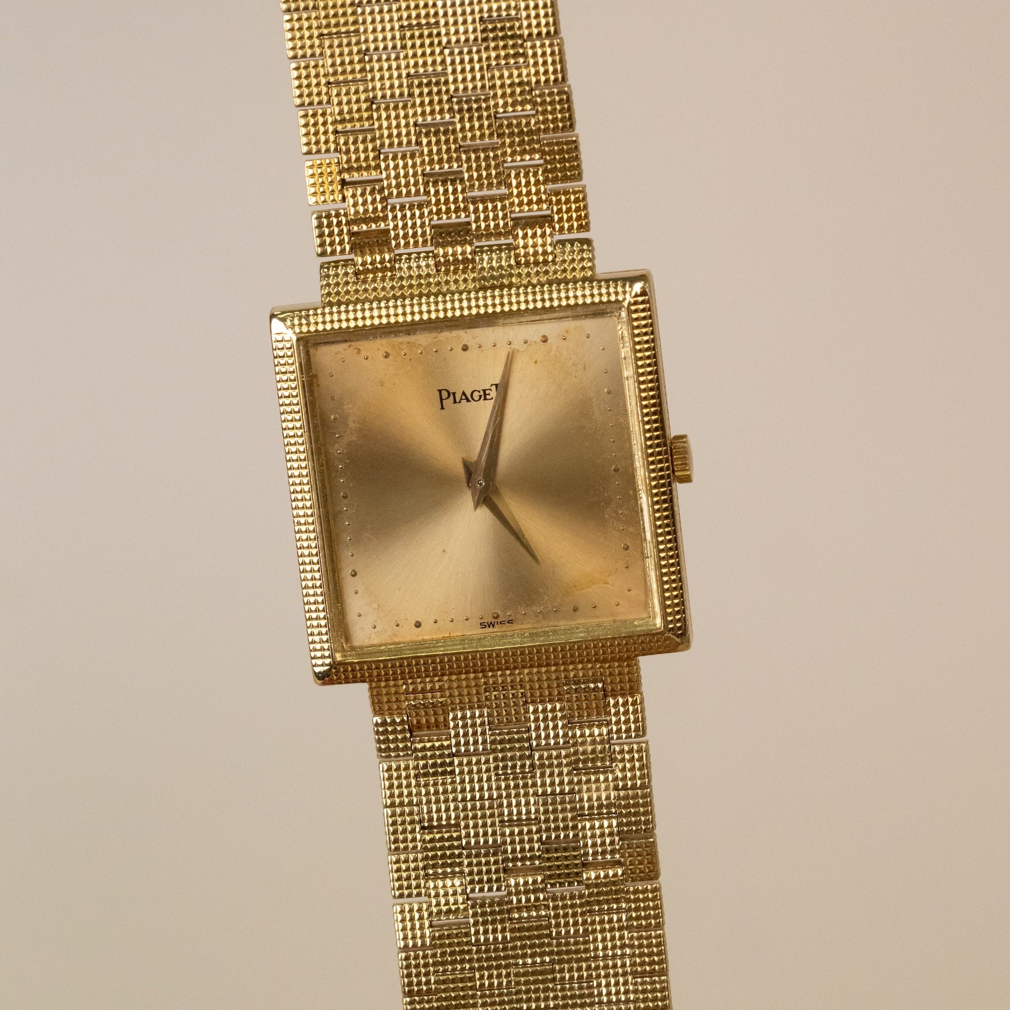 Montre PIAGET Polo vintage en or jaune 18 carats