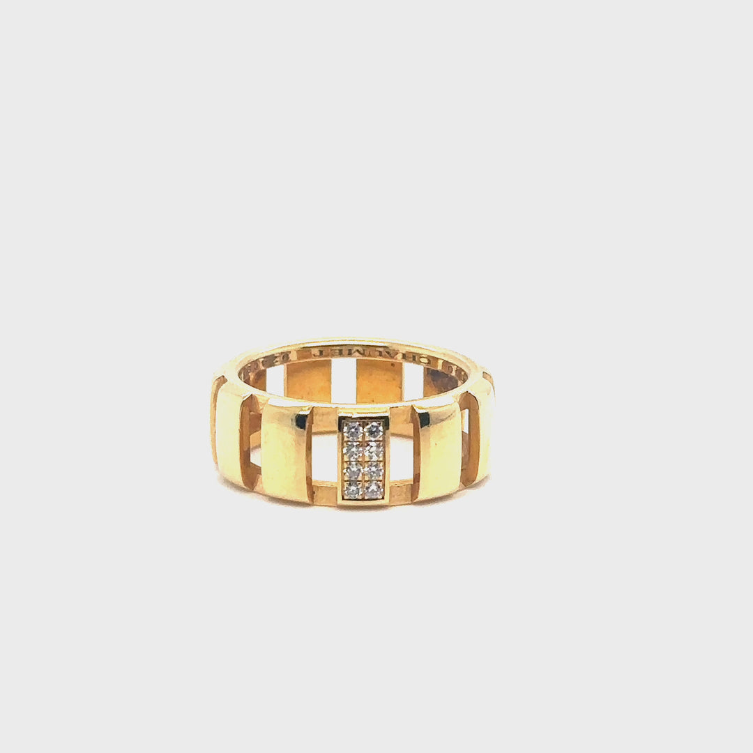 Chaumet bague or jaune 18K Occasion Seconde Main Luxe Bijou Femme
